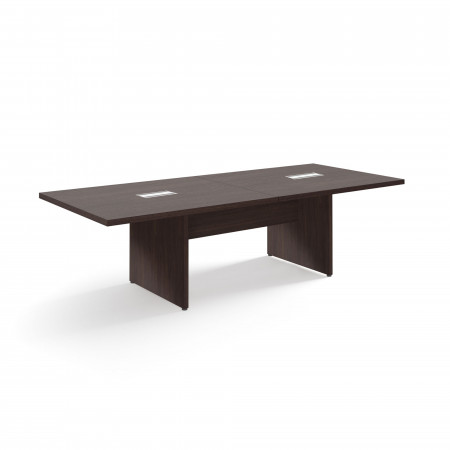 Modular meeting table with panel legs Brera