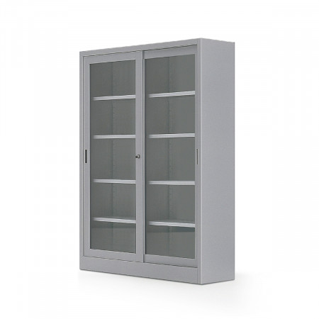 High cabinet with glass sliding doors W 180 H200