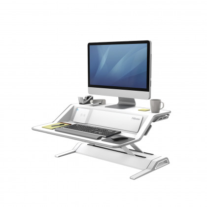 Sit-Stand Lotus DX™ Workstation bianco