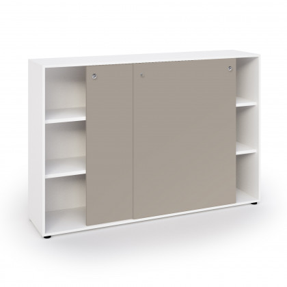Medium cabinet with sliding doors W180 cm