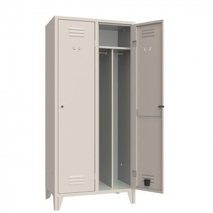 Changing room locker 2 compartments W 81 H 180 
