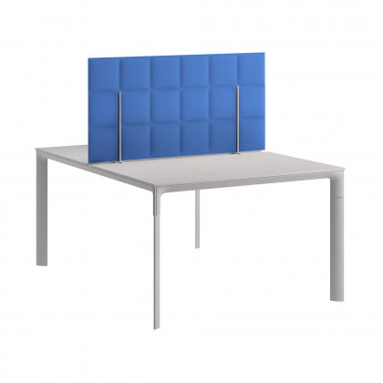 Double-sided sound-absorbing panel for multiple stations mod. Tetrix Desk Bench H. 60