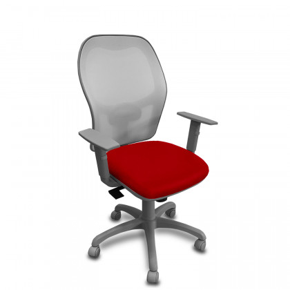 Mesh desk chair with adjustable arms Diana Grey 