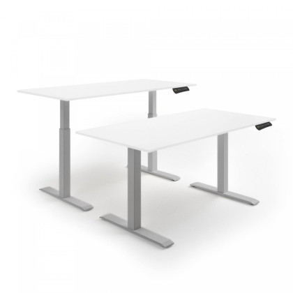 Lift-up desk Easy-Up grey Doria PROMO
