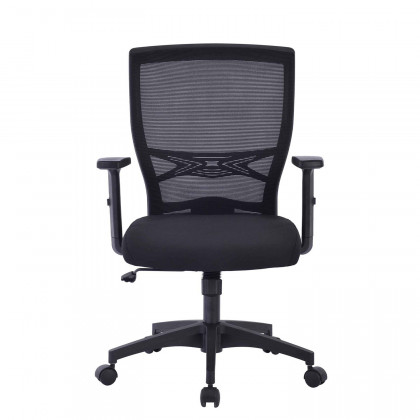 Desk chair with height-adjustable arms Ettore