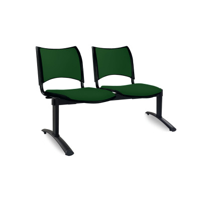 Two-seat upholstered beam seating Iso Smart