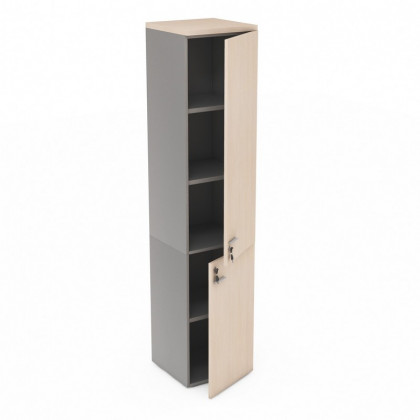 High storage cabinet New Rossana, consisting of a low and medium unit with doors W45 cm