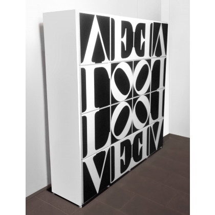 Bookcase Doria Cube Love 